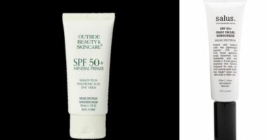 Two sunscreens pulled off shelves amid SPF concerns - Outside Beauty & Skincare SPF 50+ Mineral Primer and Salus SPF 50+ Daily Facial Sunscreen