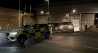 Armed police escort van 'carrying inmate Ian Watkins' killer'