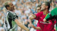 Art that packs a punch! Roy Keane's fiercest moments immortalised by artist who's painted ALL of notorious hard man's 11 Man United red cards