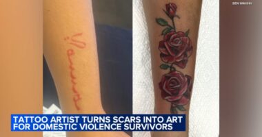 Artist Ben Wahhh of Deluxe Tattoo started Ink Relief Program with Salt and Light Coalition to help domestic violence survivors