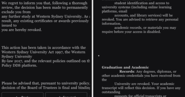 Western Sydney University hacked emails data breach