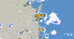 The BoM's rain rate radar.