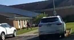 Bodycam shows police confront Michigan church attacker
