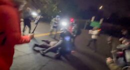 Brawl erupts outside Portland ICE facility leaving several injured