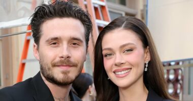 Brooklyn Beckham cosies up to his wife Nicola Peltz at Vogue World