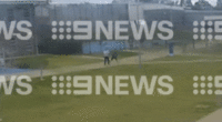 CCTV footage of an inmate at Cessnock prison attacking multiple police officers.