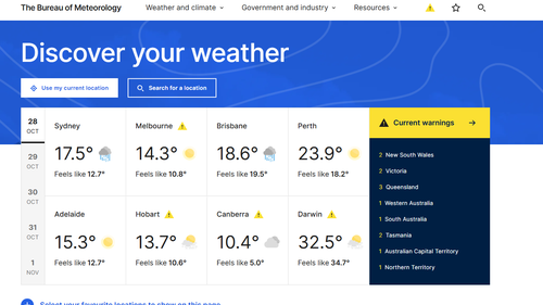 Bureau of Meteorology make vow over website after public backlash