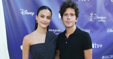 Camila Mendes engaged to co-star as she flashes diamond ring at party