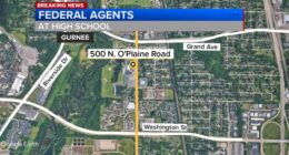 Chase involving Border Patrol results in crashes, ends in arrests at Warren Township High School's O'Plaine Campus: Gurnee police