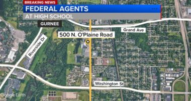 Chase involving Border Patrol results in crashes, ends in arrests at Warren Township High School's O'Plaine Campus: Gurnee police