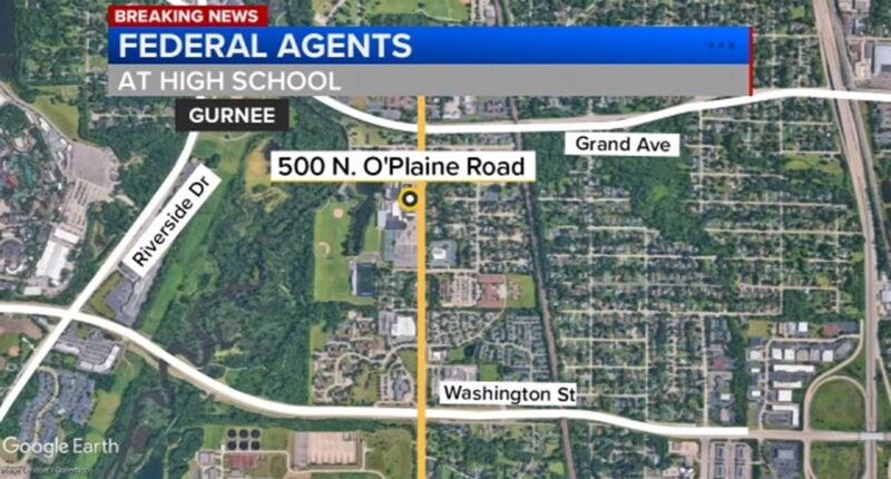 Chase involving Border Patrol results in crashes, ends in arrests at Warren Township High School's O'Plaine Campus: Gurnee police