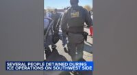 Chicago ICE activity: Federal agents swarm Back of the Yards flea market; demonstrators detained at BP gas station nearby