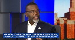 Chicago Mayor Brandon Johnson discuses budget plan, lawsuit against President Donald Trump