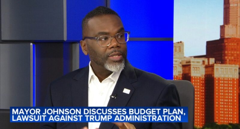 Chicago Mayor Brandon Johnson discuses budget plan, lawsuit against President Donald Trump