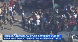 Chicago community leaders, Gov. JB Pritzker say federal agents could have violated order against use of tear gas on East Side