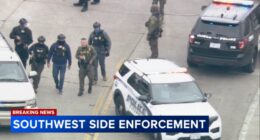 Chicago crash: 1 arrested in attempt to hit federal agents in vehicle near Ogden, 26th Street in Little Village, Cicero police say