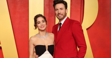 Chris Evans 'welcomes first child' with wife Alba Baptista
