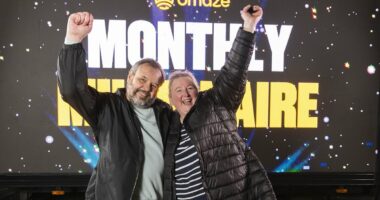 Civil servant wins £1million in Omaze draw