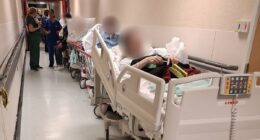 Corridor care crisis as traumatised patients witness deaths and liken NHS hospitals to a war zone
