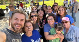'Dancing with the Stars' judge Derek Hough hilariously crashes family reunion celebration