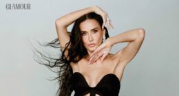 Demi Moore, 62, shows off her sensational figure in a racy corset