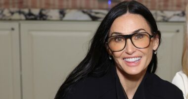 Demi Moore shows off her ageless beauty at Bobbi Brown event