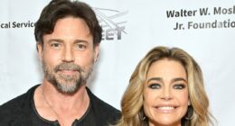 Denise Richards' ex is ARRESTED outside court