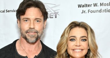 Denise Richards' ex is ARRESTED outside court