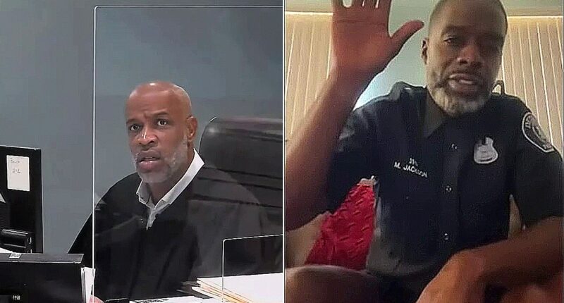Detroit police officer appears in virtual court hearing in boxers: 'You got some pants on, officer?'