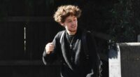 Diane Keaton's grieving son Duke, 25, seen for first time since death