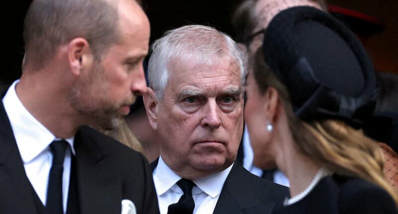 Did William force Andrew out of Royal Lodge?