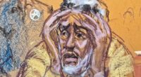 Distraught Diddy doubles iconic 'The Scream' painting in court sketch