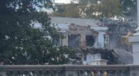 Donald Trump DEMOLISHES part of the White House for new ballroom