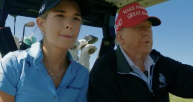 Donald Trump moans about Putin, gushes over Barron to grandchild Kai