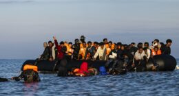 Dozens of migrants returned to France... as hundreds more arrive