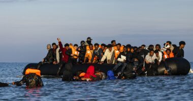 Dozens of migrants returned to France... as hundreds more arrive