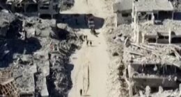 Drone footage shows destruction of Gaza City