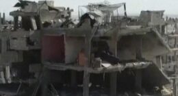 Drone video shows extent of destruction in Gaza City