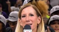 ESPN cuts away as WNBA fans flip off embattled commissioner Cathy Engelbert during Aces trophy presentation