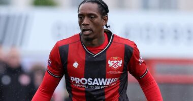 Ex-Premier League bad boy - who was convicted of armed robbery at 15 and has been in jail twice - joins eighth tier side in bid to continue football career