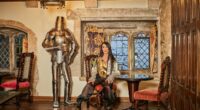 Ex-reality TV star leads castle protest over Reeves' tax raid