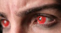 Eye expert warns coloured Halloween contact lenses could leave you BLIND: Cheap costume accessory could cause devastating corneal ulcers
