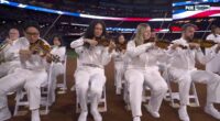 Fans are split over World Series national anthem performance