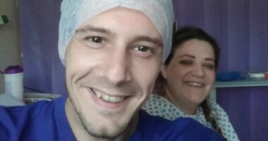 Father-of-four, 38, who put his back pain down to 'just getting old' died eight weeks later of rectal cancer