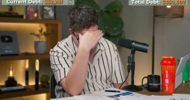 Finance guru storms out of podcast with illegal migrants