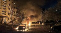 Five people killed after Russian missile and drone attack hits Lviv
