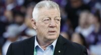 Footy great Phil Gould takes a photo in a toilet for social media - then rushes to delete the post because it showed WAY too much