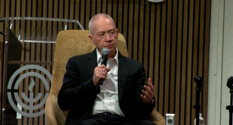 Former Israeli defense minister speaks in Sarasota ahead of expected hostage release