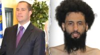 Former mayor stabbed outside blue state business, suspect with multiple arrests charged