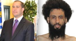 Former mayor stabbed outside blue state business, suspect with multiple arrests charged